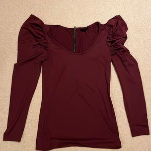 Puff sleeve top (stretchy material)